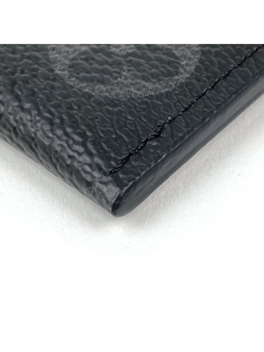 Louis Vuitton Card Case Double Monogram Eclipse Noir